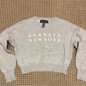 Barneys/Forever 21 Collab - Heather Gray Crew Neck Sweater